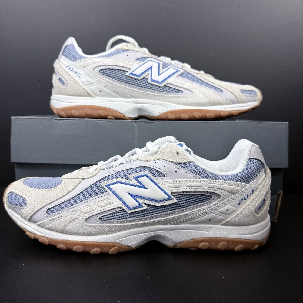 New Balance 204L Grey Blue Running Sneakers U204L9DF Mens‎ 9 Women's 10.5 Shoes